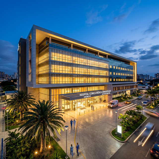 Modern hospital in Latin America